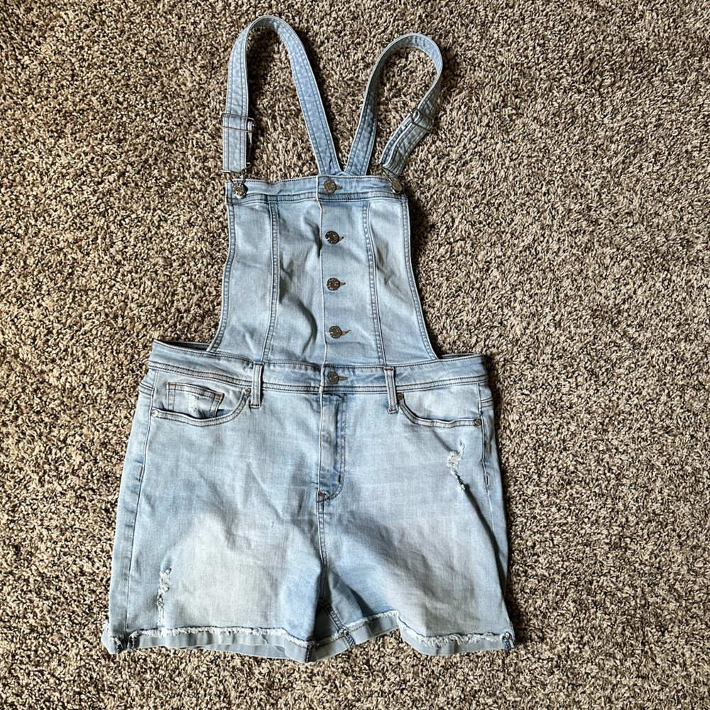 Light Blue Denim Overalls
